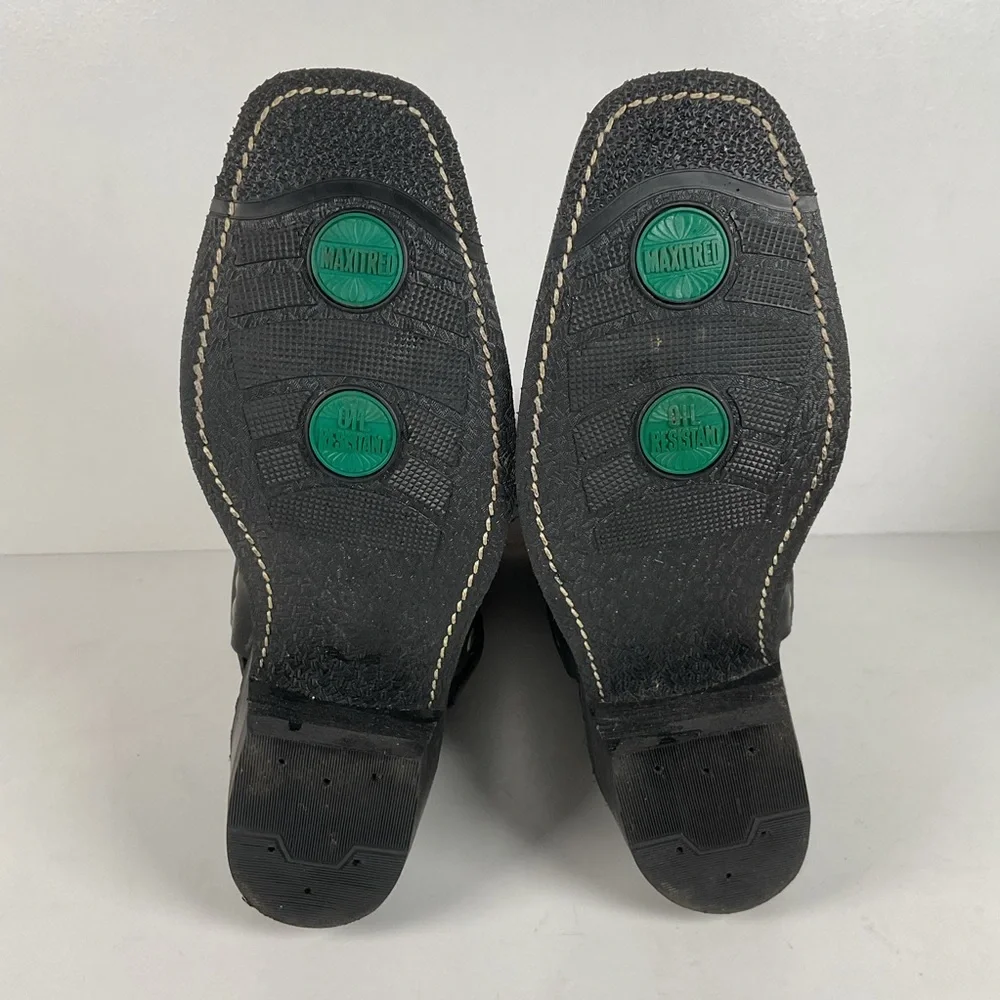 Vintage Santa Fe Harness Boots | USA Made | Men’s 9.5 D
